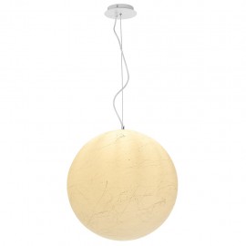 Telbix-Tarvos Pendant Moon Polycarb With Texture Resin - PE30 , 60-WH  